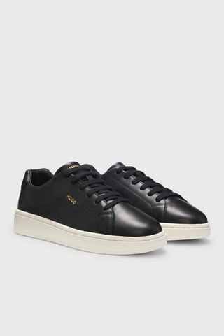 Hugo Deri Logolu Sneaker Ayakkabı Erkek Ayakkabı 50569002 007 Siyah