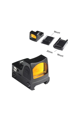 Glock Yakın Menzil Için Hedefleme Rmr Reflex Red Dot Sight - Siyah