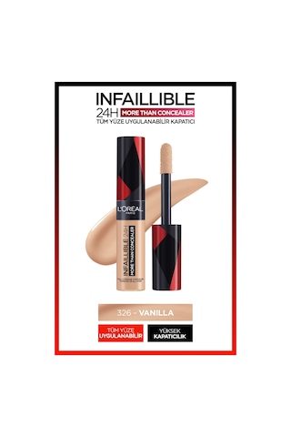 L'Oreal Paris Infaillible Tüm Yüze Uygulanabilir Kapatıcı 326 Vanilla 11 ML