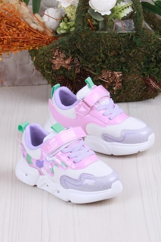 Cool Zeta Pudra Işıklı Kız Çocuk Spor Ayakkabı Pudra