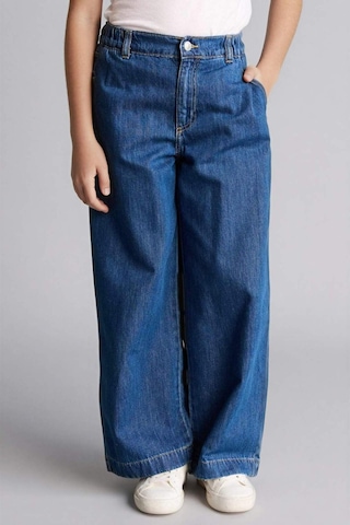 Defacto Wıde Leg Jean Pantolon Kız Çocuk G0304a826smnm28 Mavi-nm28
