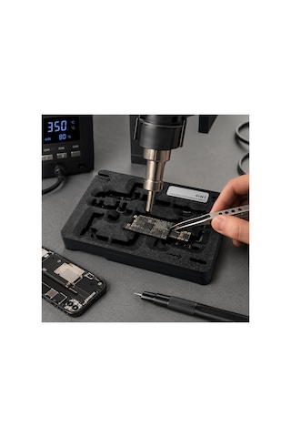 Iphone 12 / 12 Pro / 12 Pro Max / 12 Mini Uyumlu 4'ü 1 Arada Anakart Orta Katman Reballing Lehimleme Kalıbı Platformu