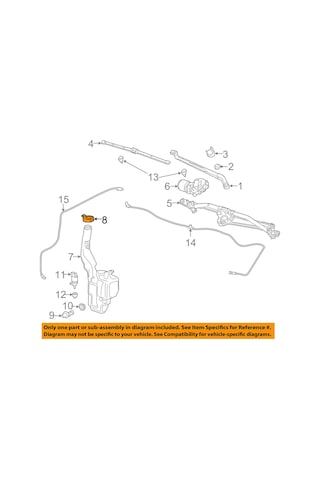Jeemson Chevrolet, Buick, Cadillac Ve Gmc Modelleri İçin 2010-2016 Abs Silecek Suyu Bidonu Kapağı 13227300 - Kolay Kurulum, Tam Uyum