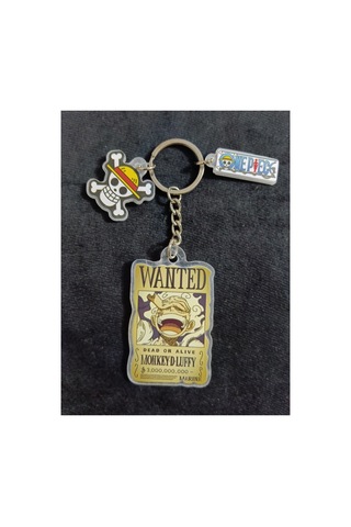 Owl Bag One Piece Wanted Serisi Luffy Gear 5 Desenli Acrylic Anahtarlık Çanta Süsü Mıx