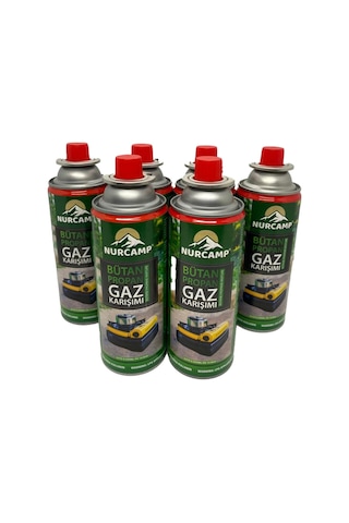 Gaz Kartuşu 6'lı Set Çok Renkli