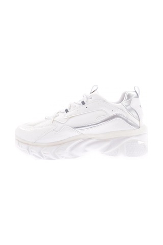 Dgn 70150-22y Kadın Bağcıklı Mega Kalın Taban Sneakers Ayakkabı 70150-2027-R0198 Beyaz