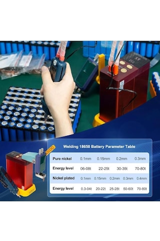 Glitter 801d Pil Punta Kaynak Makinesi 12kw Kapasitör Enerji Depolama