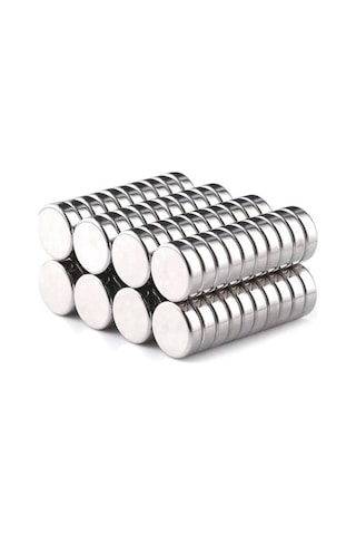 Dünya Magnet Mıknatıs 6x2 Mm Neodyum Yuvarlak Disk Magnet - 50 Adet