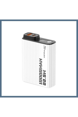 Buradabulabilirsin Konfulon A40q 10.000 Mah Pd 20w Mini Powerbank - Siyah-beyaz Bbz Siyah Beyaz