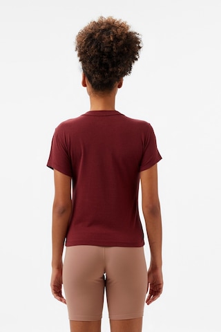 Nike Slim Phoenix Womens Tshirt Kısa Kollu Kadın Tişört Bordo