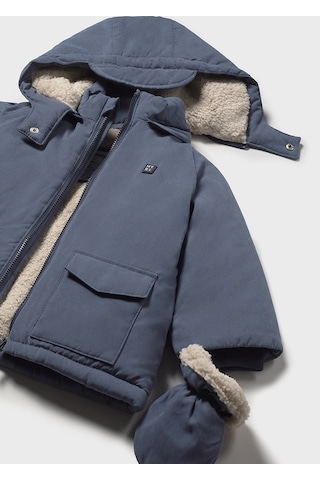 Mayoral 2421-45 Erkek Bebe Mavi Eldivenli Parke Mavi