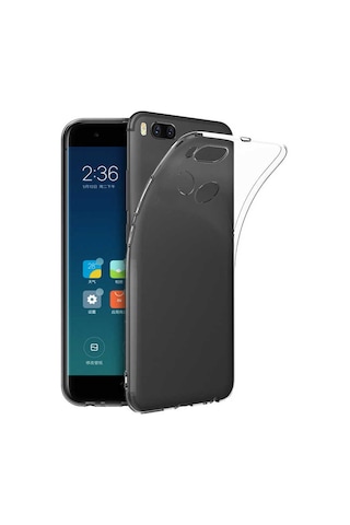 Xiaomi Mi 5x Kılıf Zore Süper Silikon Kapak Renksiz