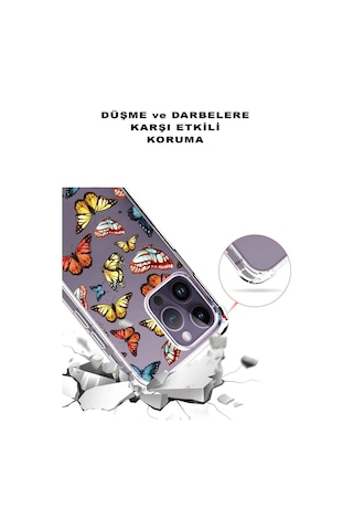 Prinrify Oppo A5s Uyumlu Water Color 2 Baskılı Şeffaf Köşe Korumalı Antişok Kılıf