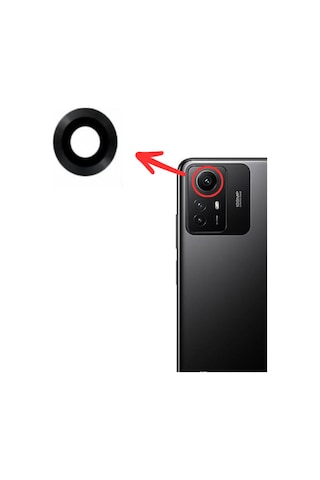 Xiaomi Uyumlu Redmi Note 12s Kamera Lensi Cam Full 303cra44a, 23030rac7y, 2303era42l