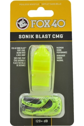 Fox 40 Sonik Blast Cmg Safety Düdük Neon Sari - Ipli 9203-1308 Neon Yeşil