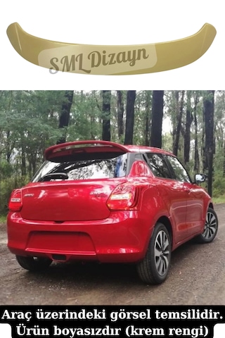 Suzuki Swift Spoiler - Spoyler Rüzgarlık Plastik Bagaj Üstü Ek