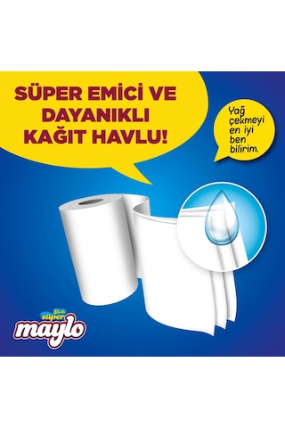 Maylo 3 Katlı Kağıt Havlu 12'Li