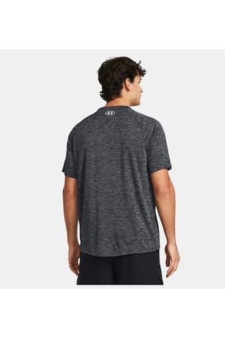 Under Armour Ua Tech Textured Ss Erkek T-shirt 1382796-001 Siyah