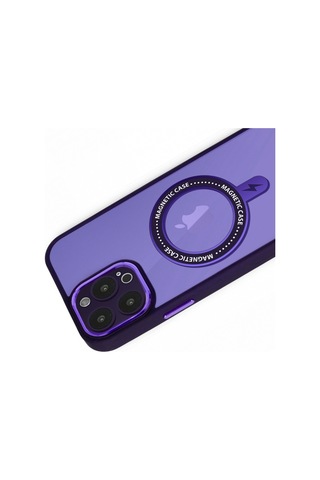 Apple Uyumlu iPhone 15 Pro Max Kılıf Magsafe Özellikli Unix Silikon Kapak
