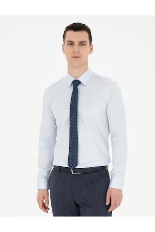 Pierre Cardin Erkek Açık Mavi Gömlek Basic 50286102-vr003 Açık Mavi