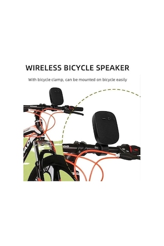 Kargo Bisiklet Motorsiklet Gidon Kemer Atlı Hafıza Kartı Usb Girişli Bluetooth Hoparlör Najmaddin
