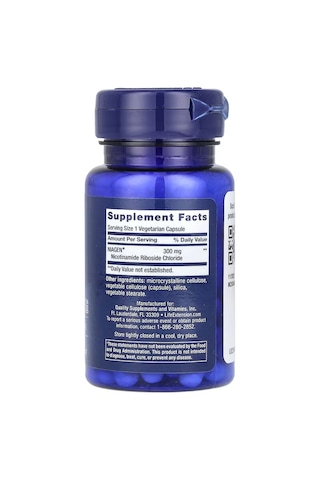 Life Extension Nad+ Niagen Cell Regenerator Brain & Cognitive 300 Mg 30 Vegetarian Caps Aromasız