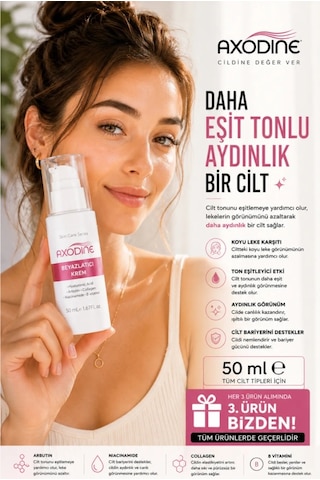 Axodine Leke Karşıtı Ton Eşitleyici Cilt Beyazlatıcı Krem 50 ML