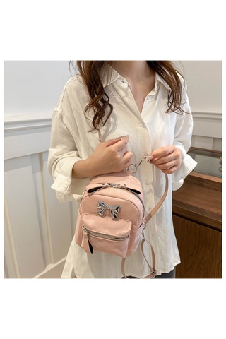 Sınıfa Çıkmak İçin Kadın Mini Sırt Çantası-siyah Siyah