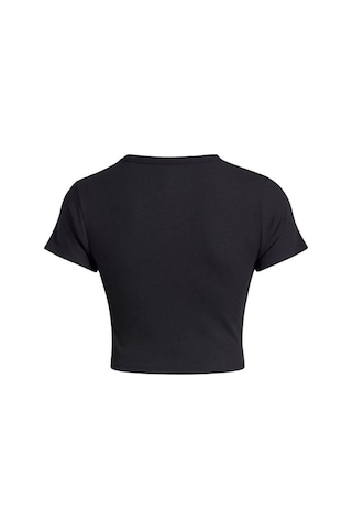 Under Armour Rival Rib Baby Tee Kadın T-shirt 6000264-001 SIYAH