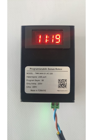Tmr.max.01.ac.rl - Programlanabilir Zaman Saati Rölesi