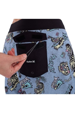 Hurley Hurley Phantom Art 18 Erkek Mavi Astarsız Boardshort 2241