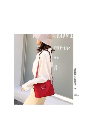 Tongxida Moda Vintage Vahşi Su Omuz Messenger Çantası Kadınlar İçin Seyahat Çantası Siyah