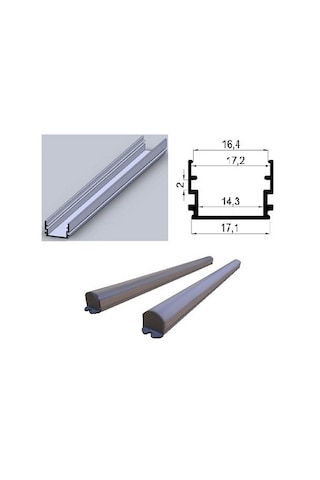 Alüminyum Boş Kasa Led Profil Yerli Kasa Led Bar Kasa