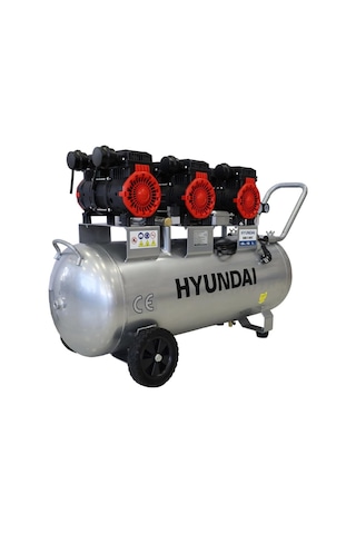 Hyundai HM3100S 6 HP Sessiz Ve Yağsız Hava Kompresörü 100 L