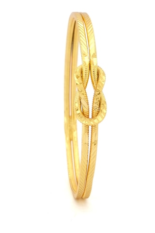 Altın Kaplama İmitasyon Başak Ajda Aşk Düğümü Bilezik Blz-3113 Altın