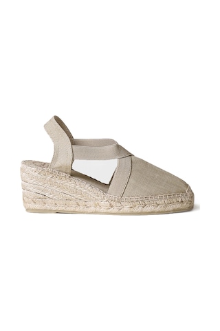 Sandalet Kadın Ter Toni Pons Elastic Linen Stone Pedra Taş