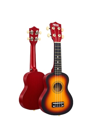Midex Ukx-901sb Sunburs Soprano Ukulele Askı Çanta Metod Pena