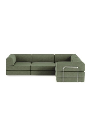 Modüler Legom L Koltuk Su Yeşili