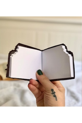 Hediyeofisi Kokulu Çikolata Defter Kahverengi