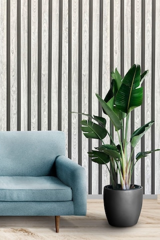 Zümrüt Exclusive Lambri Desenli Duvar Kağıdı 7620