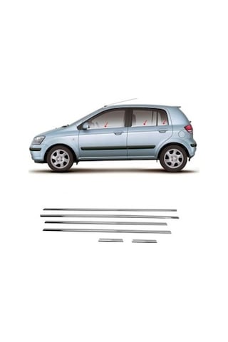 Hyundai Getz Krom Cam Çıtası 2002 üzeri
