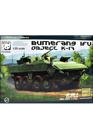 Panda Hobby 35026 1/35 Ölçek, Btr Vpk-7829 Bumerang Amfibik Askeri Araç, Plastik Model Kiti-51154