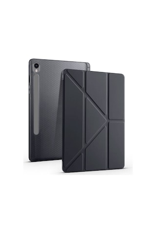 Samsung Uyumlu Galaxy Tab S10 Lite s10 Fe s9 10.9 Manyetik Standlı Kalem Bölmeli Kılıf Kapaklı