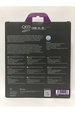 Qed Qe-6901 Performance Usb A-B Graphıte Kablo 1.5 Metre