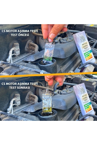 Cs Motor Aşınma ve Conta Kaçak Testi 2'li Paket
