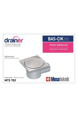 Yer Süzgeci Bas-aç Koku Önleyici 11 11 50mm Yandan Çıkışlı Diğer