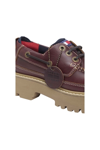 Tommy Hilfiger Kadın Marka Logolu Günlük Kullanıma Uygun Kahverengi Bot & Bootie En0en03003 Gtb