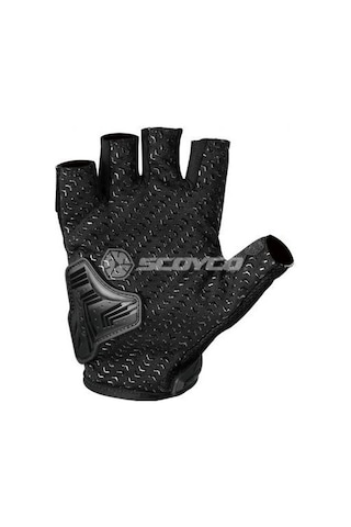 Scoyco Mc29 Parmaksız Korumalı Eldiven Siyah-Kırmızı