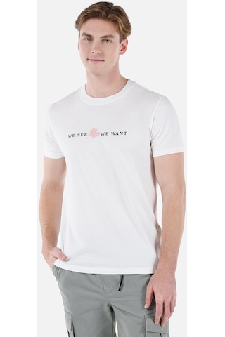 Colin's Colins Beyaz Erkek Tshirt K.Kol Cl1062935 Q1.V2 Ofw Beyaz