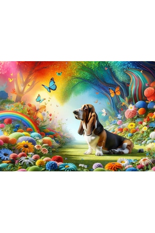 Art Çocuk Kelebeklerin Misafiri 25 Parça Puzzle